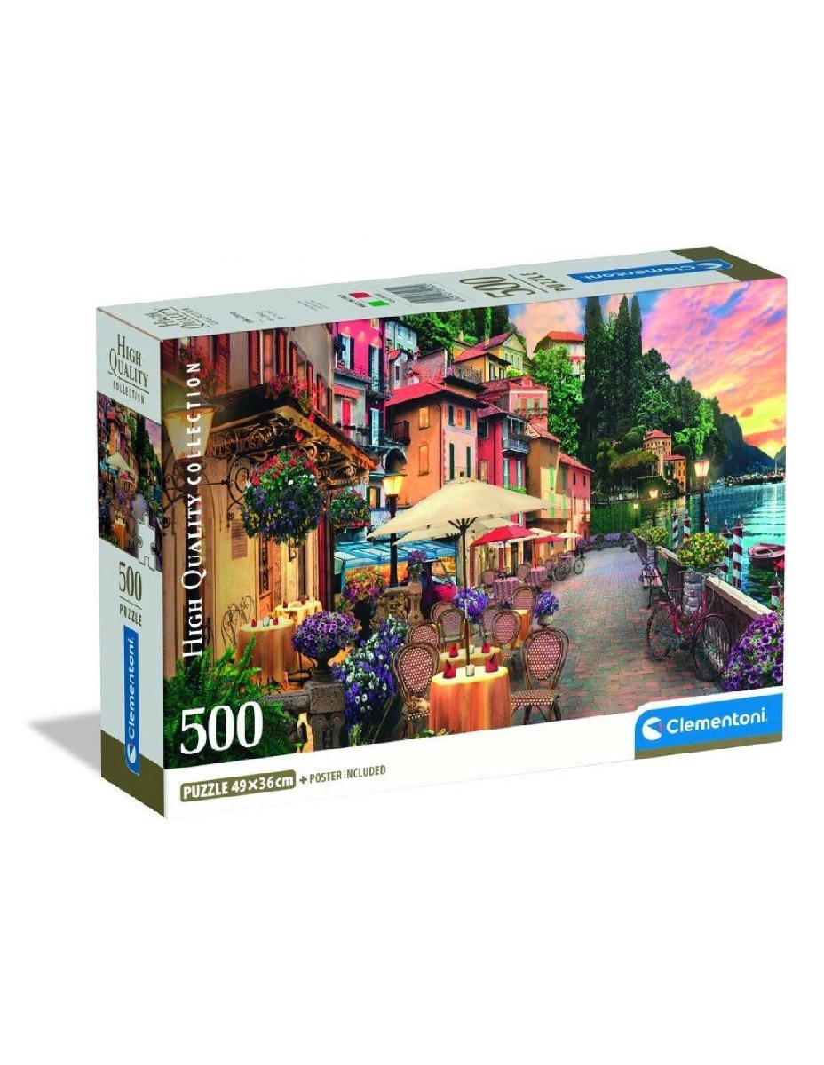 Puzzle High Quality Collection: Lake Como - 500 Peças 1