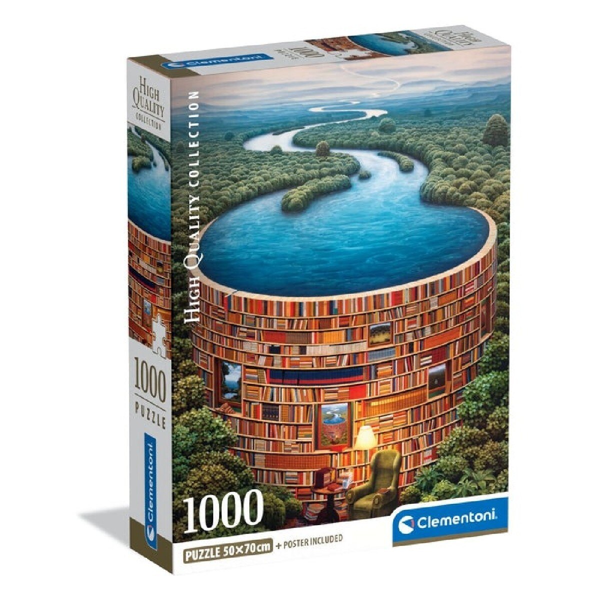 Puzzle Bibliodame de 1000 Peças 1