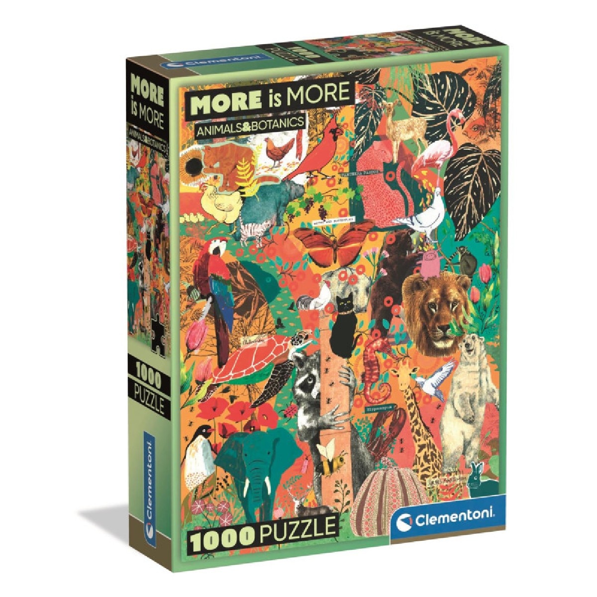Puzzle Mais é Mais, Animais e Botânica 1000 Peças 1