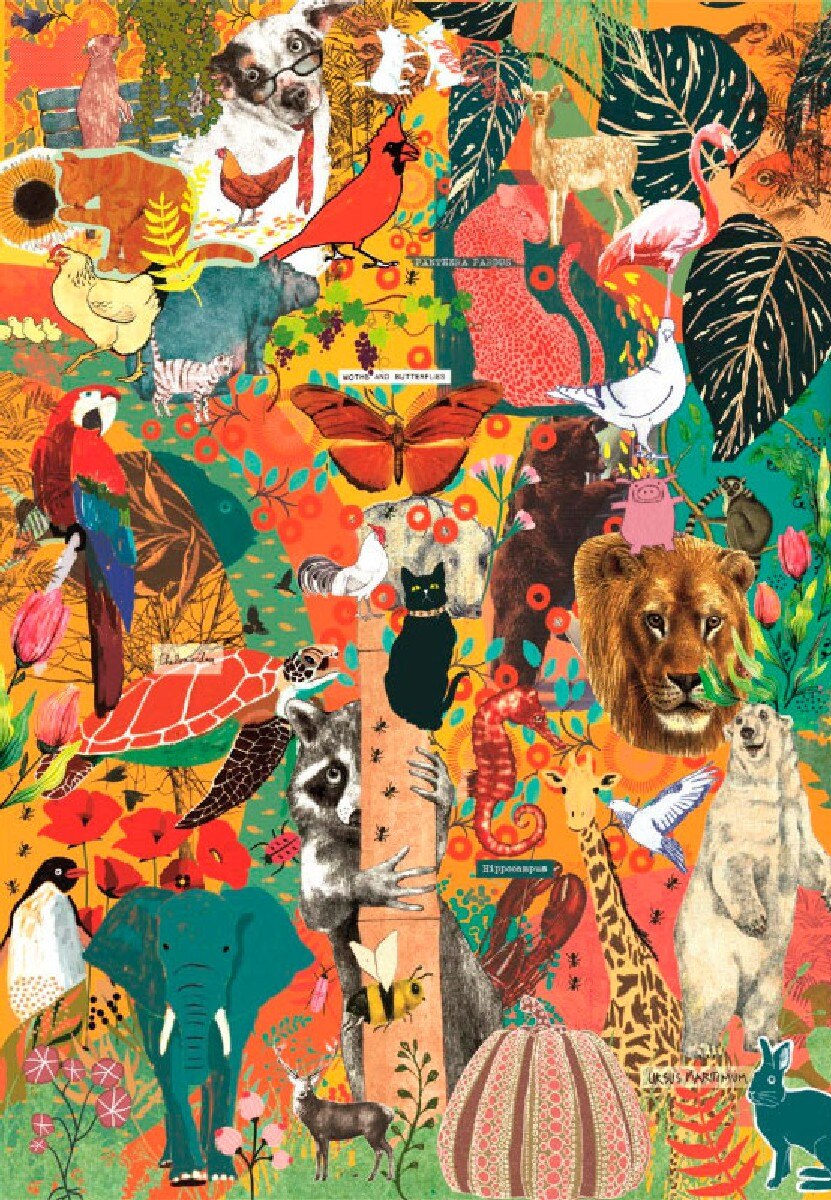 Puzzle Mais é Mais, Animais e Botânica 1000 Peças 2