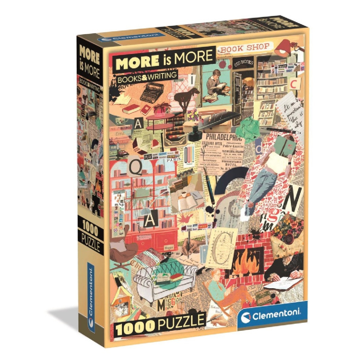 Puzzle Mais é Mais, Livros e Escrita 1000 Peças 1