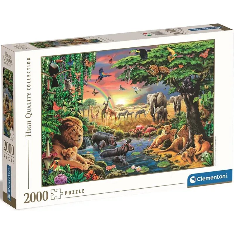Imagem 0 de Puzzle «O Encontro Africano» 2000 peças