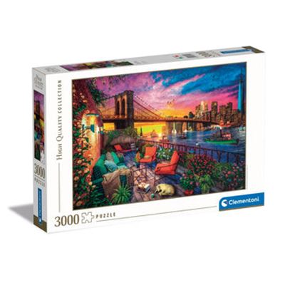 Imagem 0 de Puzzle Cidade Manhattan Balcony Sunset  3000 Peças