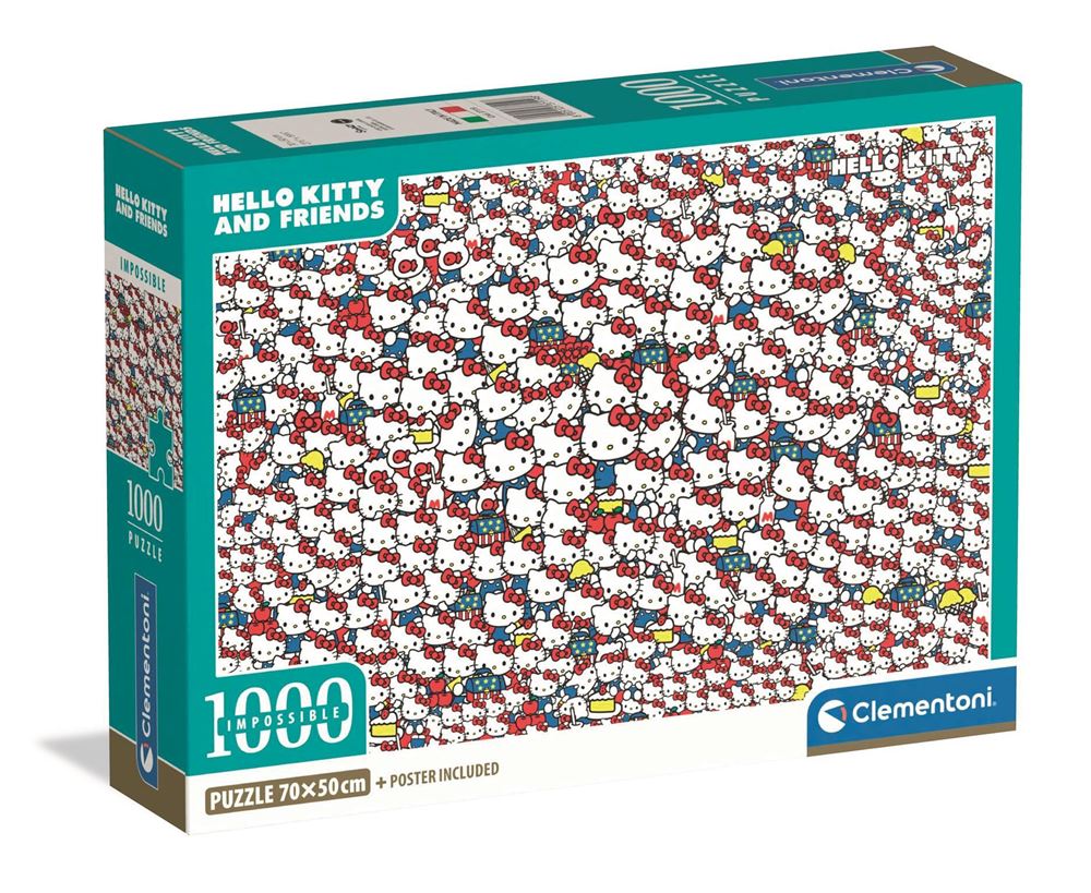 Puzzle Compacto de 1000 Peças  Impossible Hello Kitty 1