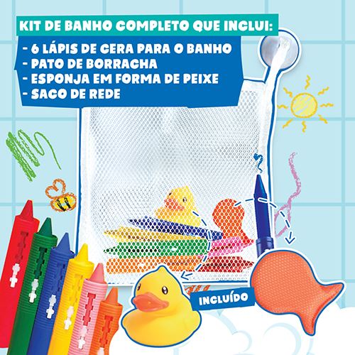 Kit de Banho com Lápis de Cera 3