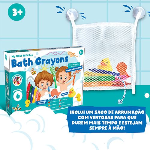 Kit de Banho com Lápis de Cera 4