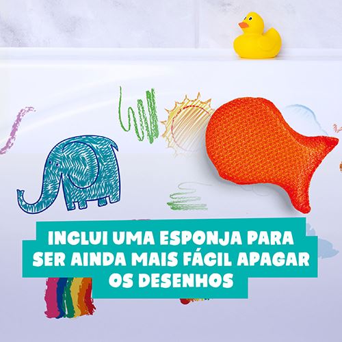 Kit de Banho com Lápis de Cera 6