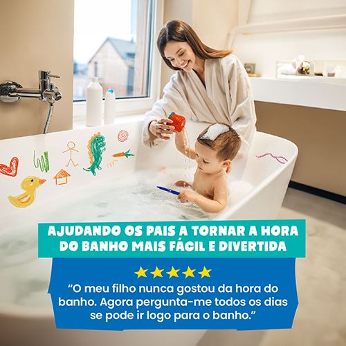 Kit de Banho com Lápis de Cera 8