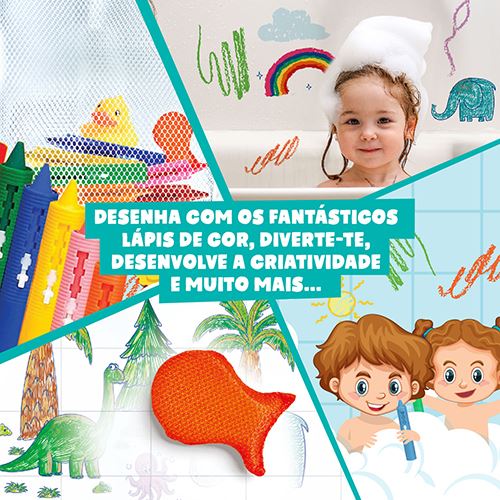 Kit de Banho com Lápis de Cera 9