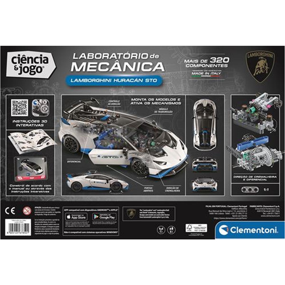 Ciência e Jogo Laboratório de Mecânica: Lamborghini Huracán STO - STEM 3