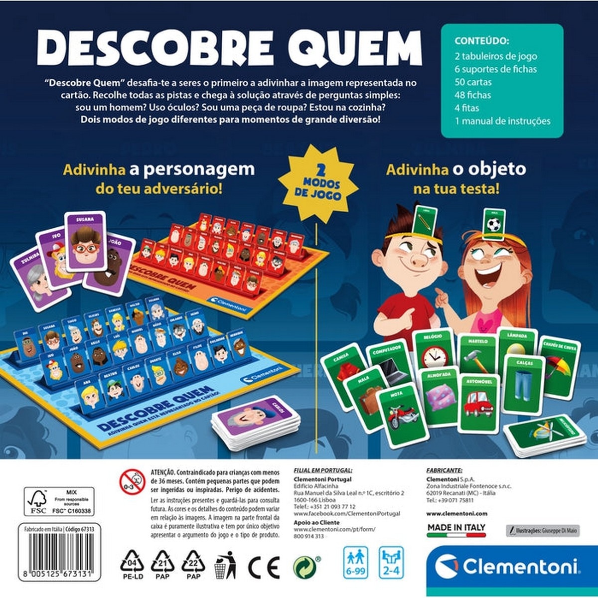 Jogo Quem Sou Eu? Clementoni 3