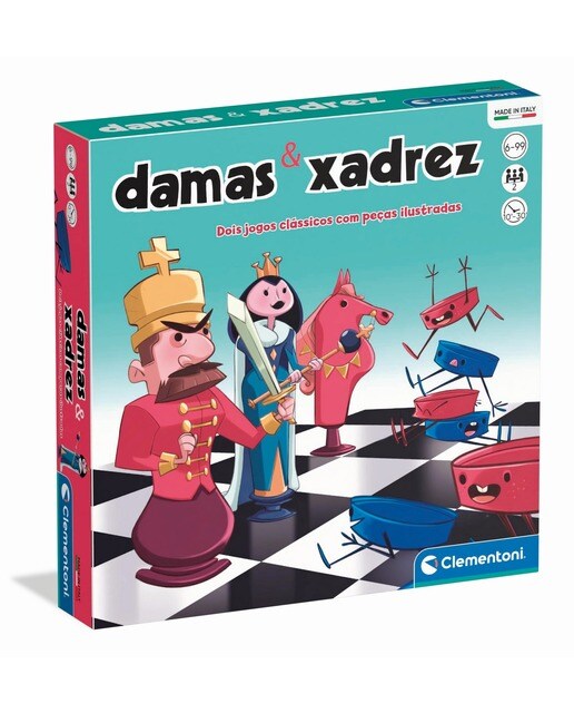 Jogo Xadrez + Damas 1