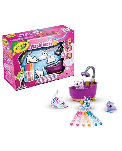Imagem 0 de Washimals -  Nova Banheira e 4 Animais de Estimação Crayola
