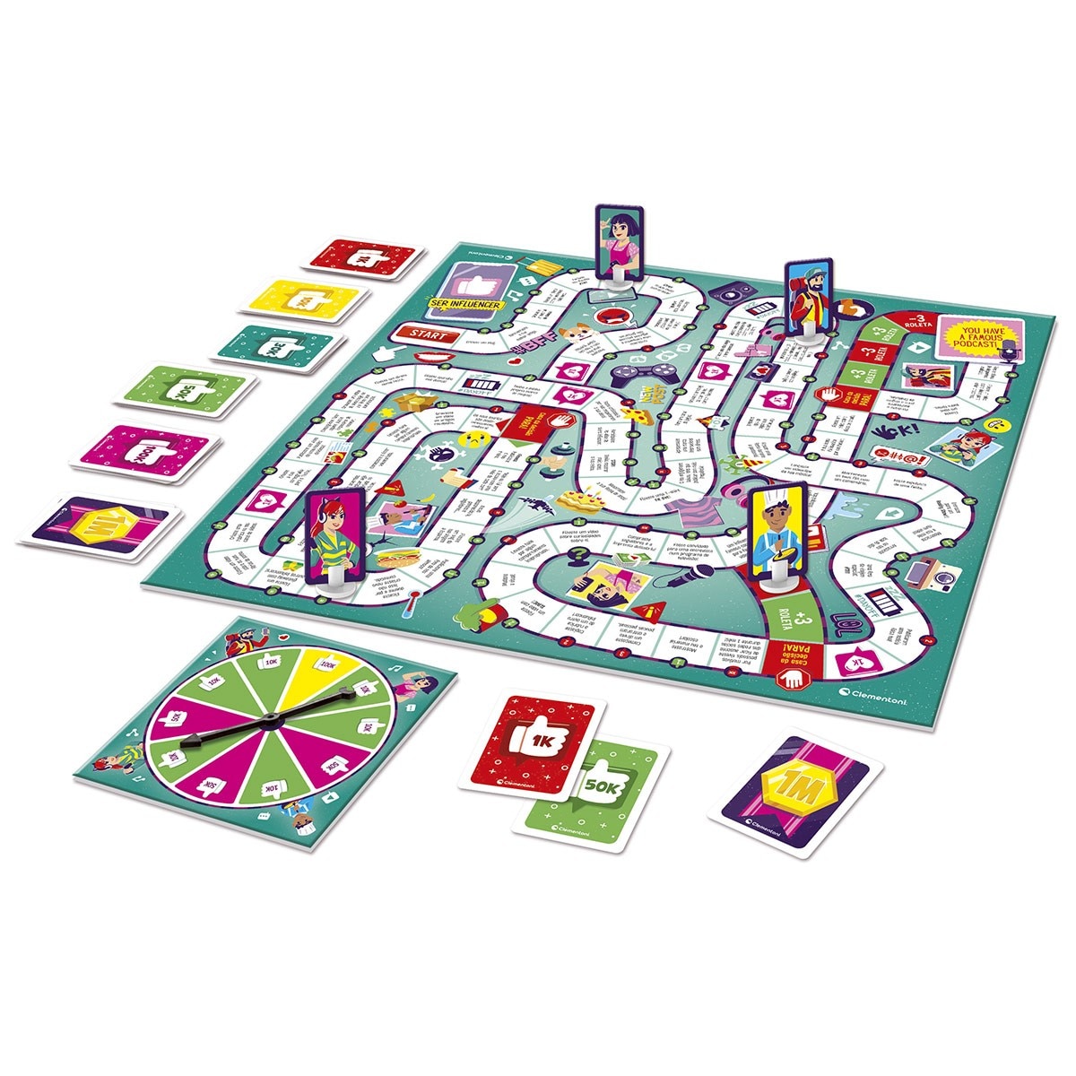 Jogo de Tabuleiro Clementoni Ser Influencer 2