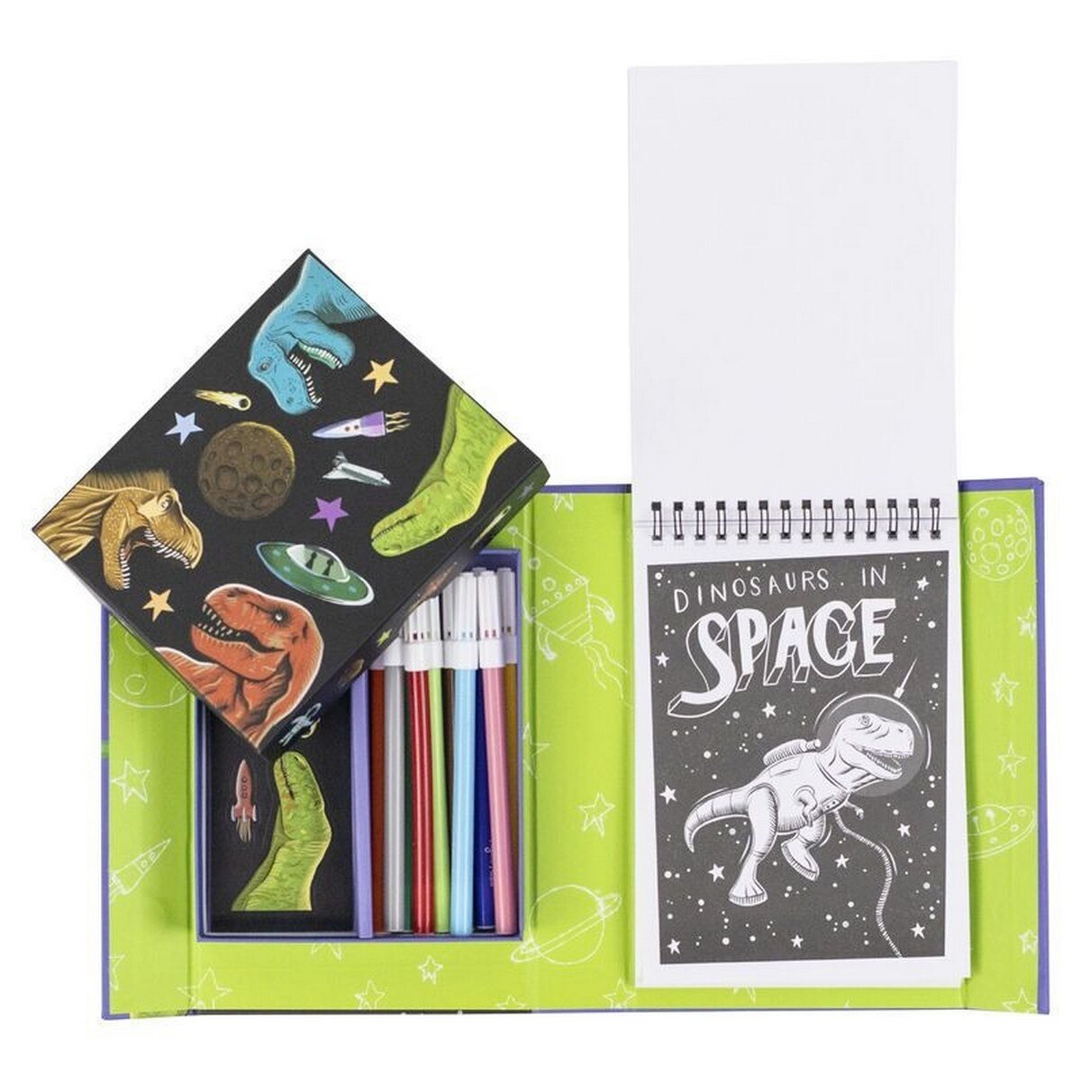 Kit de Colorir Dinos in Space 2