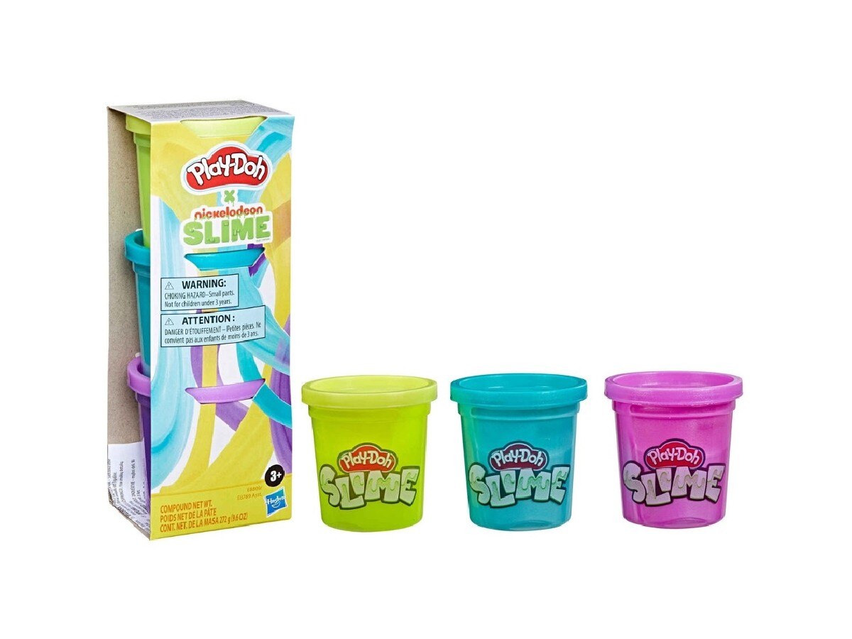 Plasticina Play-Doh Slime - Kit com 3 Potes - Hasbro - Envio Aleatório 2