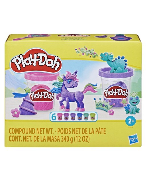 Brinquedo criativo Play-Doh Hasbro, coleção brilhante 1