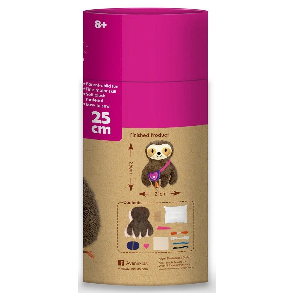 Conjunto de costura Peluche Preguiça Avenir Multicolor Multicolor-2