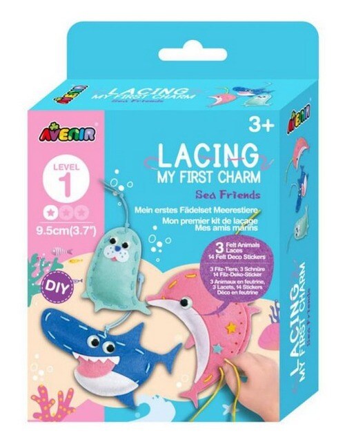 Set Costura Animais Marinhos Nivel 1 Avenir Multicolor Multicolor-1