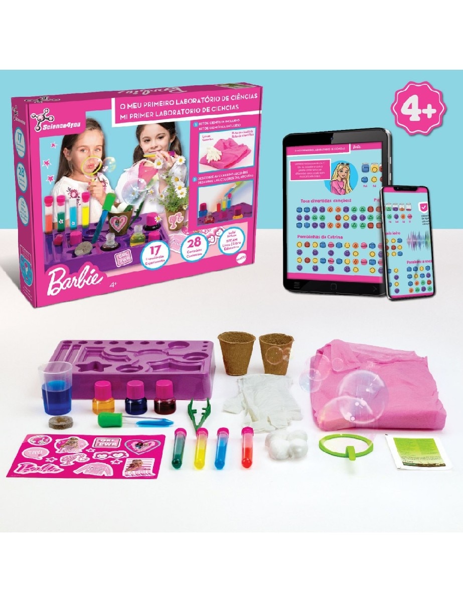 Kit de Ciência Barbie 8 Experiências 2