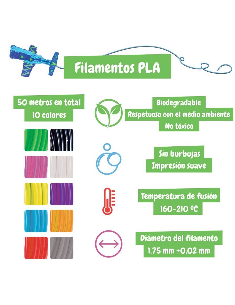 Recarga de filamentos para caneta 3D 4