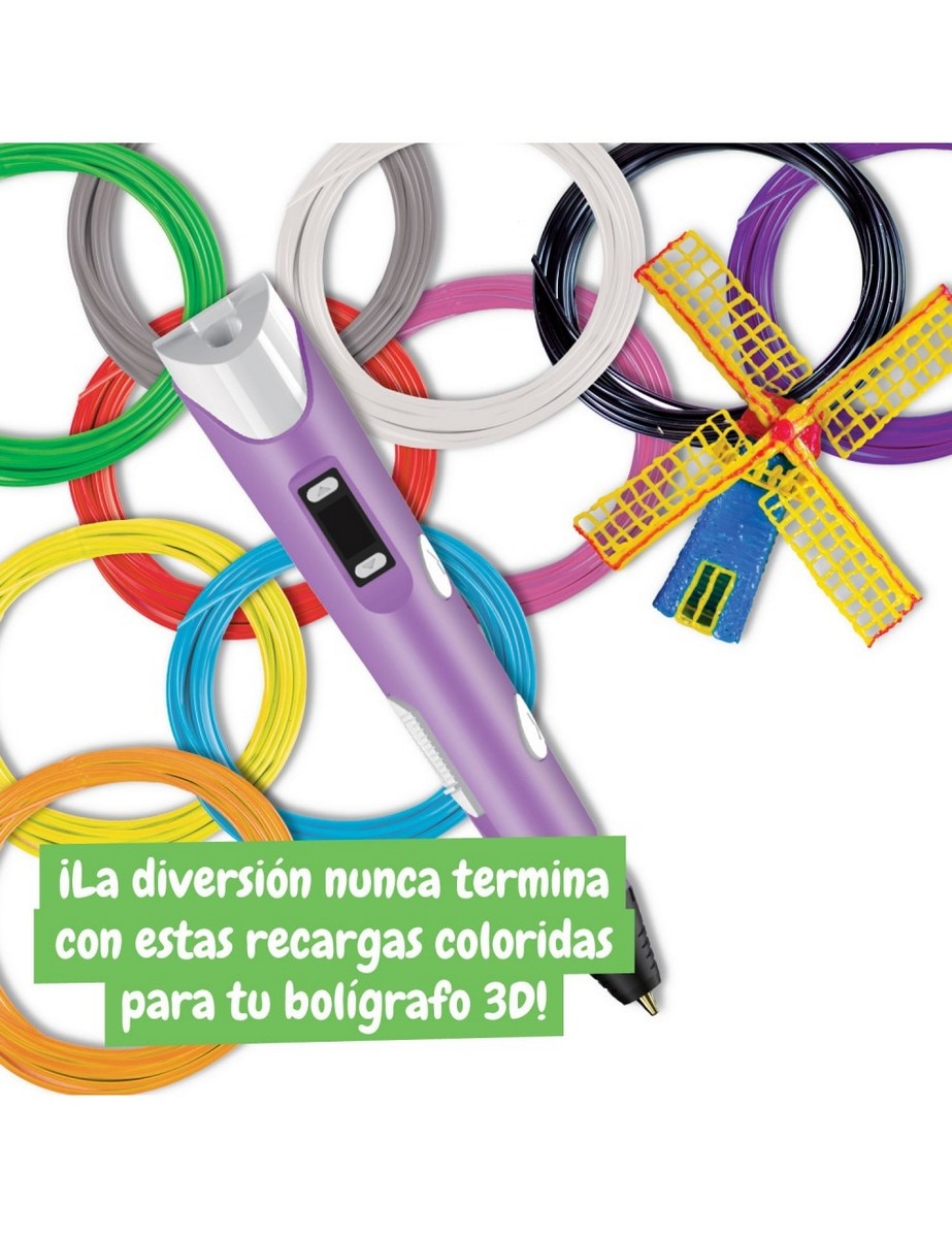 Recarga de filamentos para caneta 3D 5