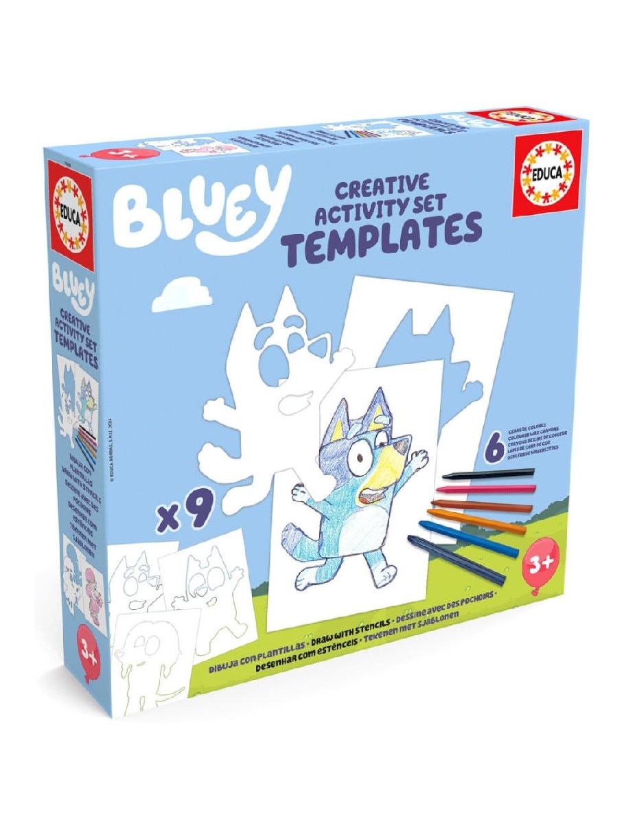 Creative Activity Set Templates Bluey 3
