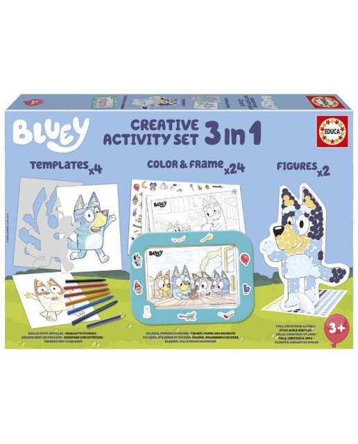 Bluey Set Criativo de Atividades 3 em 1 1
