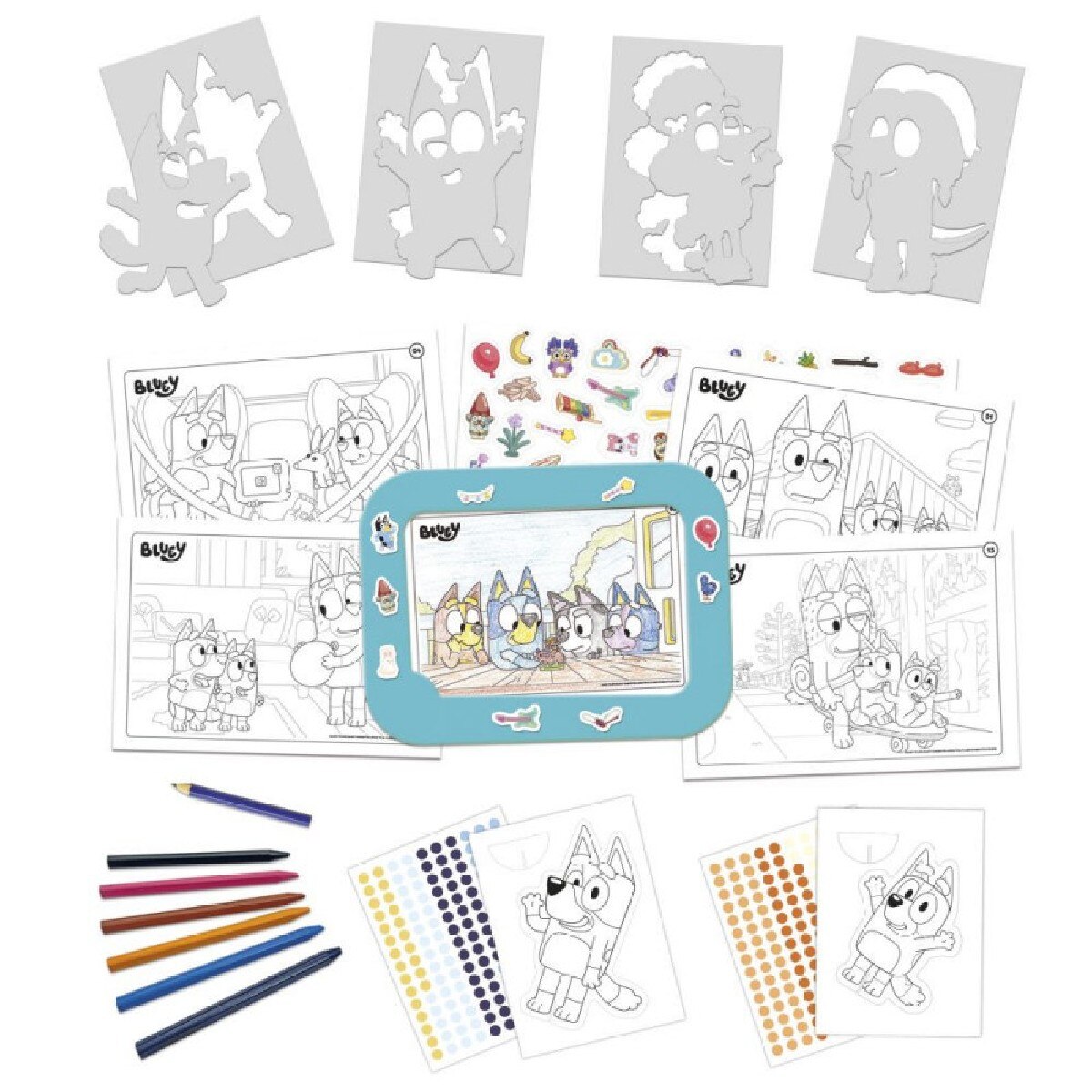 Bluey Set Criativo de Atividades 3 em 1 2