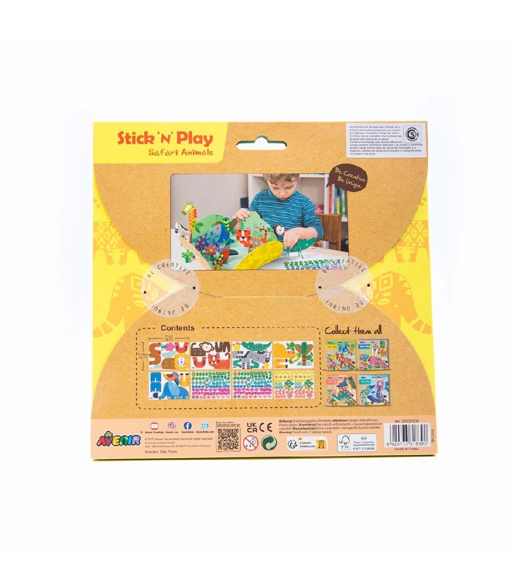 Stick 'N' Play Safari Animals 2