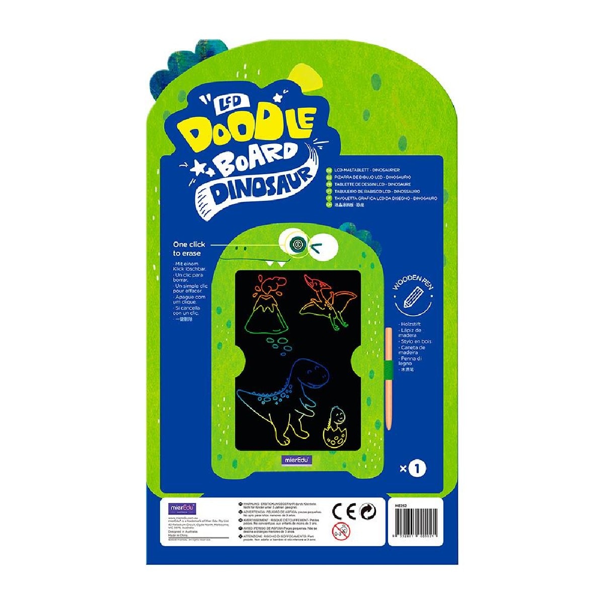 Quadro de Desenho LCD de Dinossauro 4