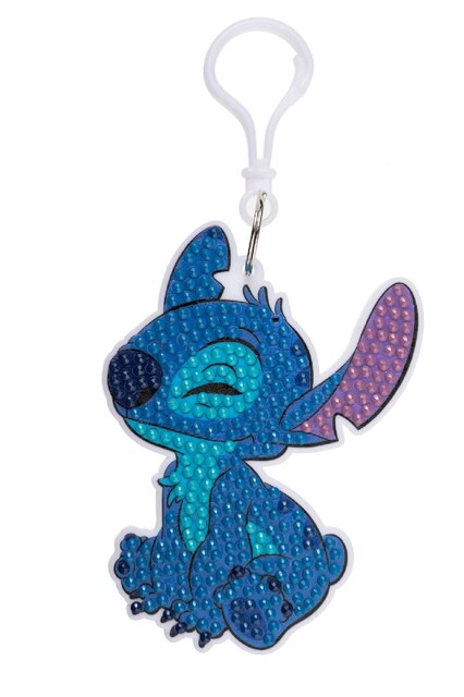 Imagem 0 de Porta Chaves Crystal Art para Pintar com Diamantes - Stitch