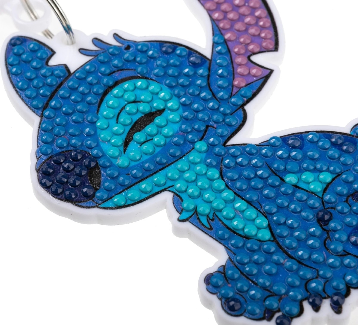 Porta Chaves Crystal Art para Pintar com Diamantes - Stitch 2