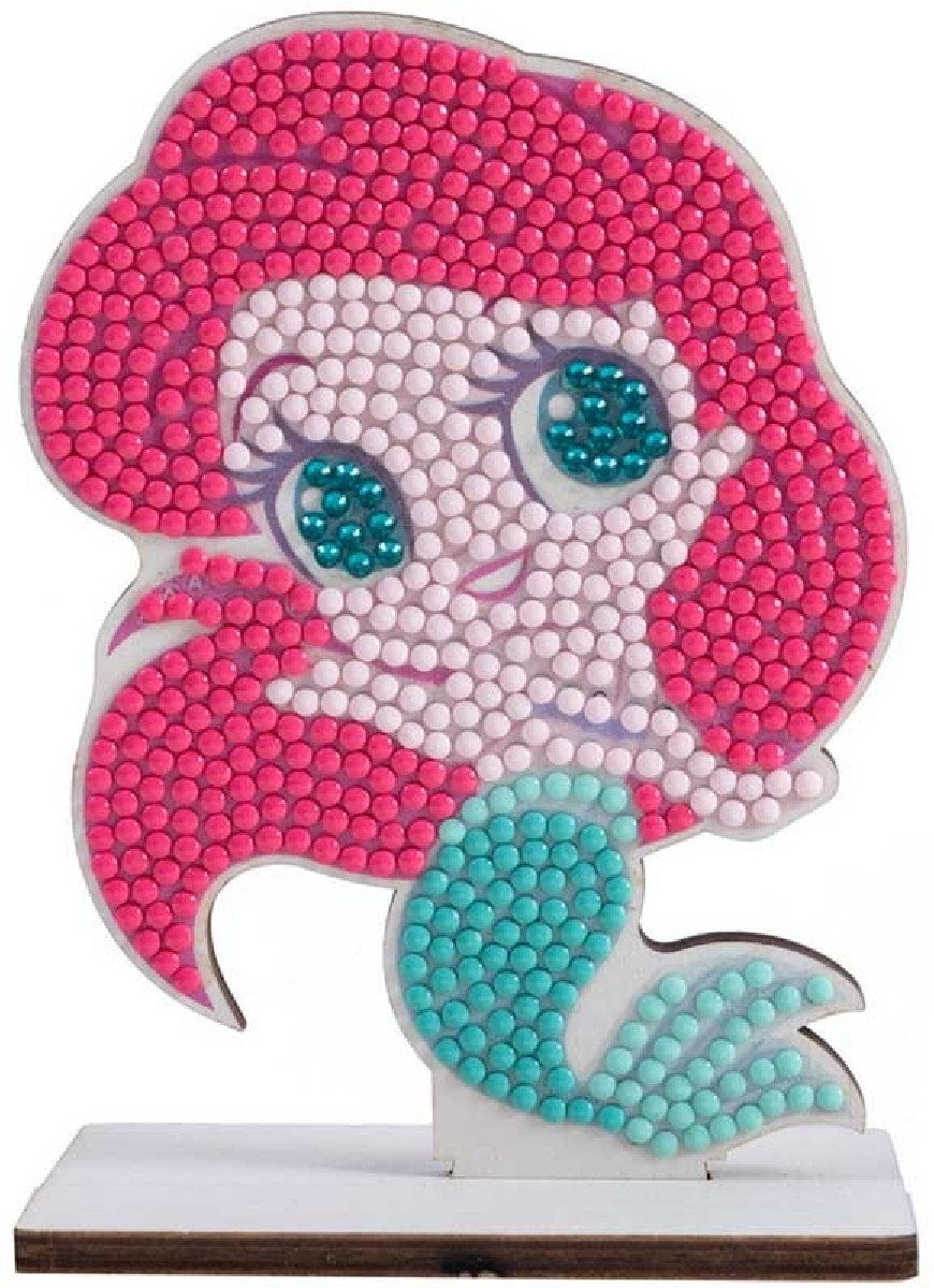 Imagem 0 de Kit de Pintura com Diamantes Crystal Art Buddies - Pequena Sereia