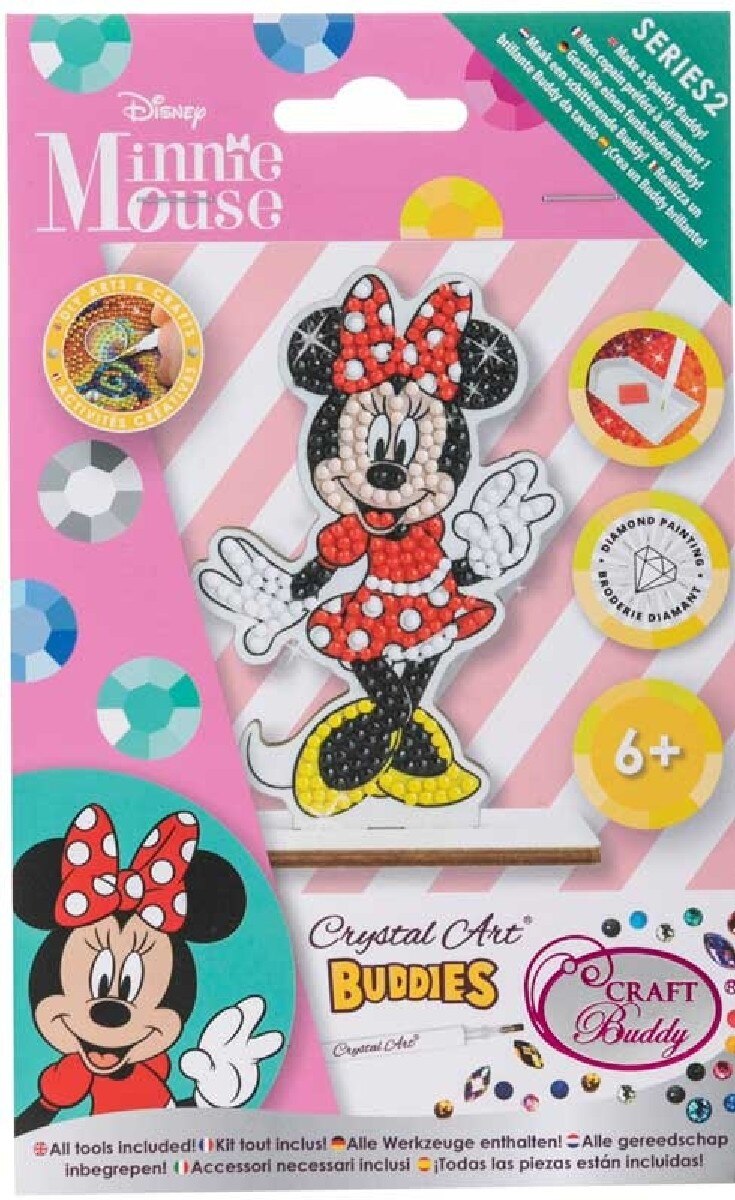 Imagem 0 de Mosaico de diamante Crystal Art Buddies 2D Minnie Figurine