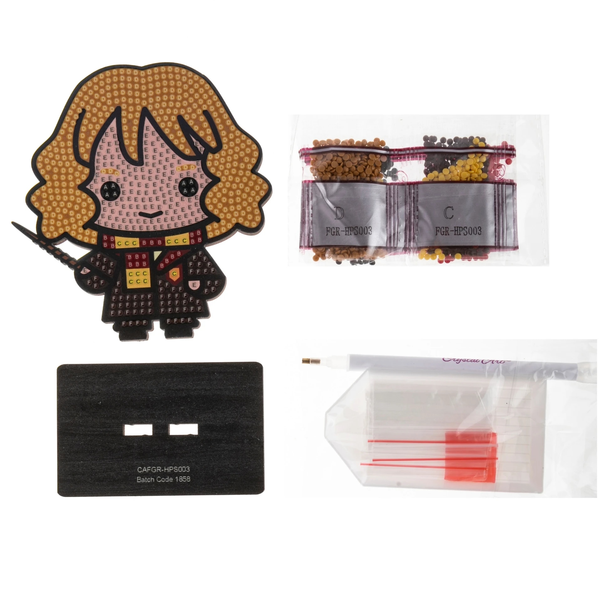 Kit de Pintura com Diamantes Crystal Art Buddies - Hermione Granger 5