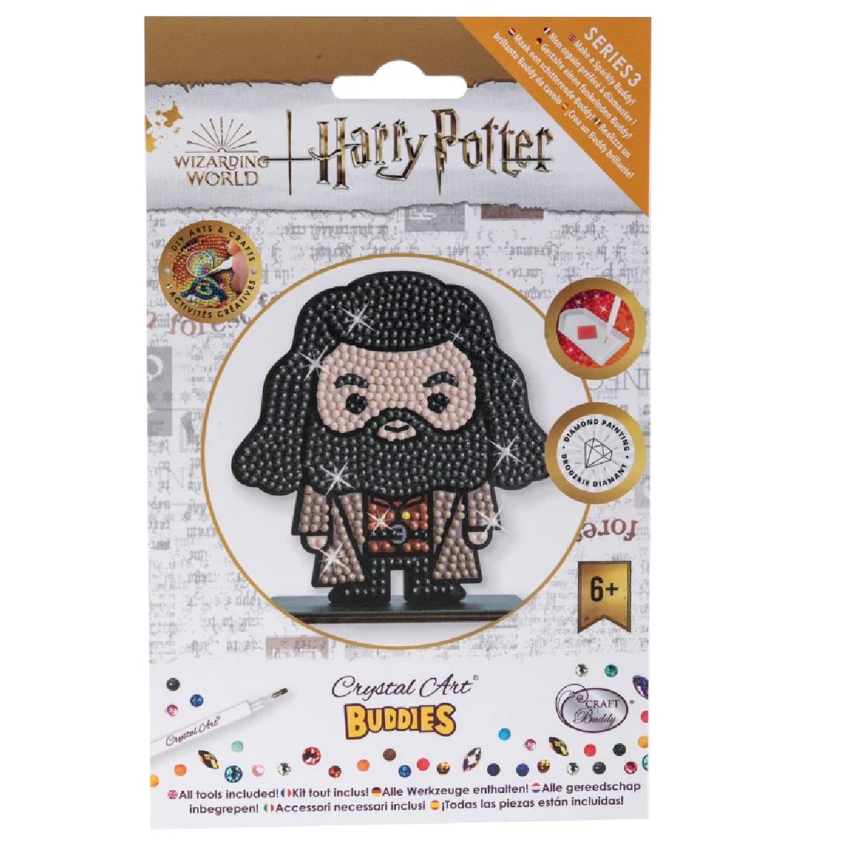Pintura Diamante Craft Buddy Crystal Art Buddies - Rubeus Hagrid 5