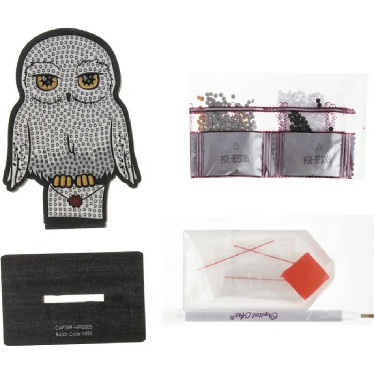 Kit de Pintura com Diamantes Crystal Art Buddies - Hedwig 4