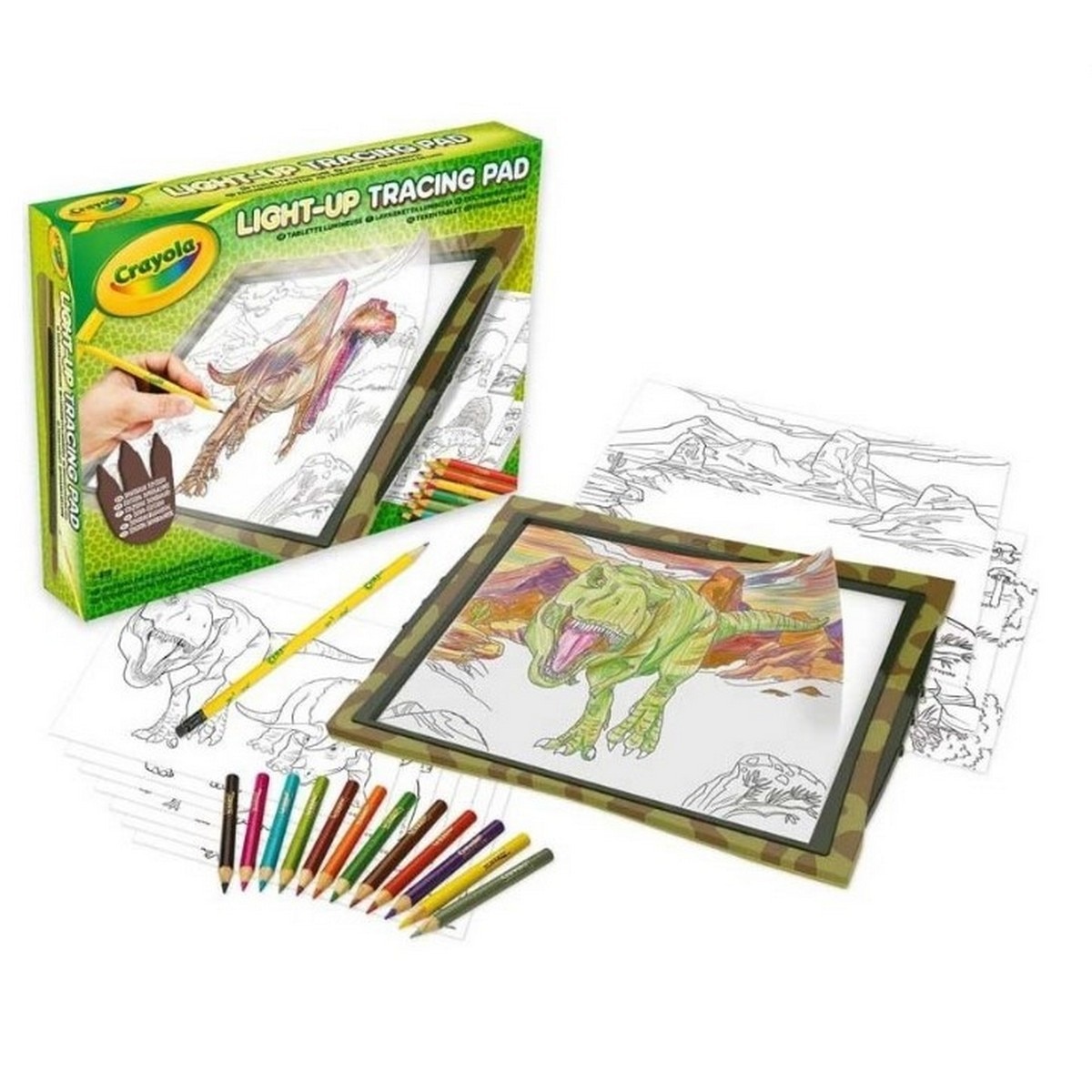 Quadro Luminoso Deluxe Dinossauros 2