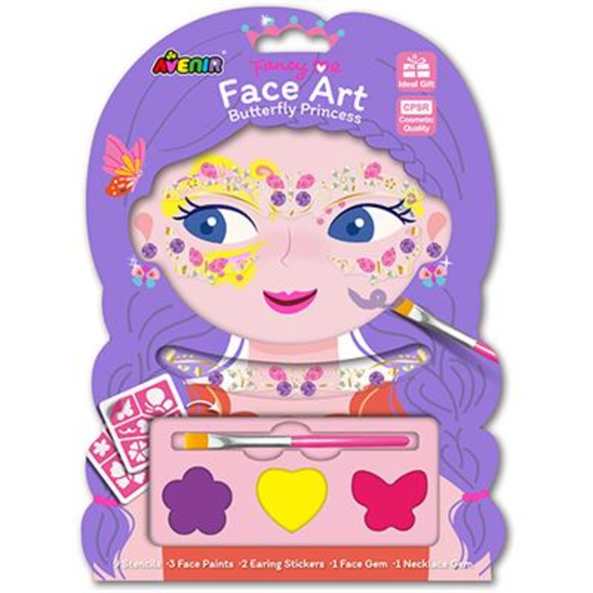 Pinturas Faciais Fancy Me - Princesa Borboleta 1