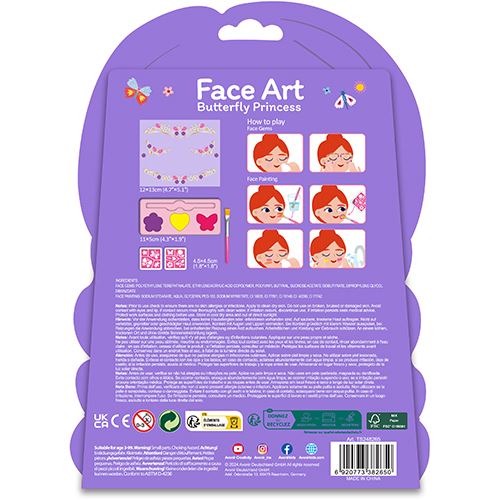 Pinturas Faciais Fancy Me - Princesa Borboleta 6
