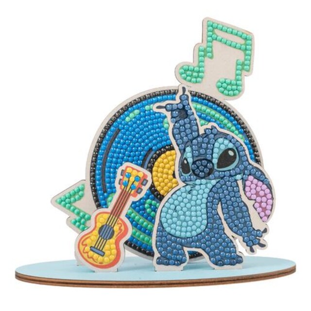 Imagem 0 de Kit de Arte Cristal  Stitch Música 3D