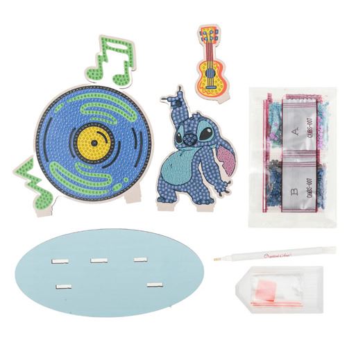 Kit de Arte Cristal Stitch Música 3D 6
