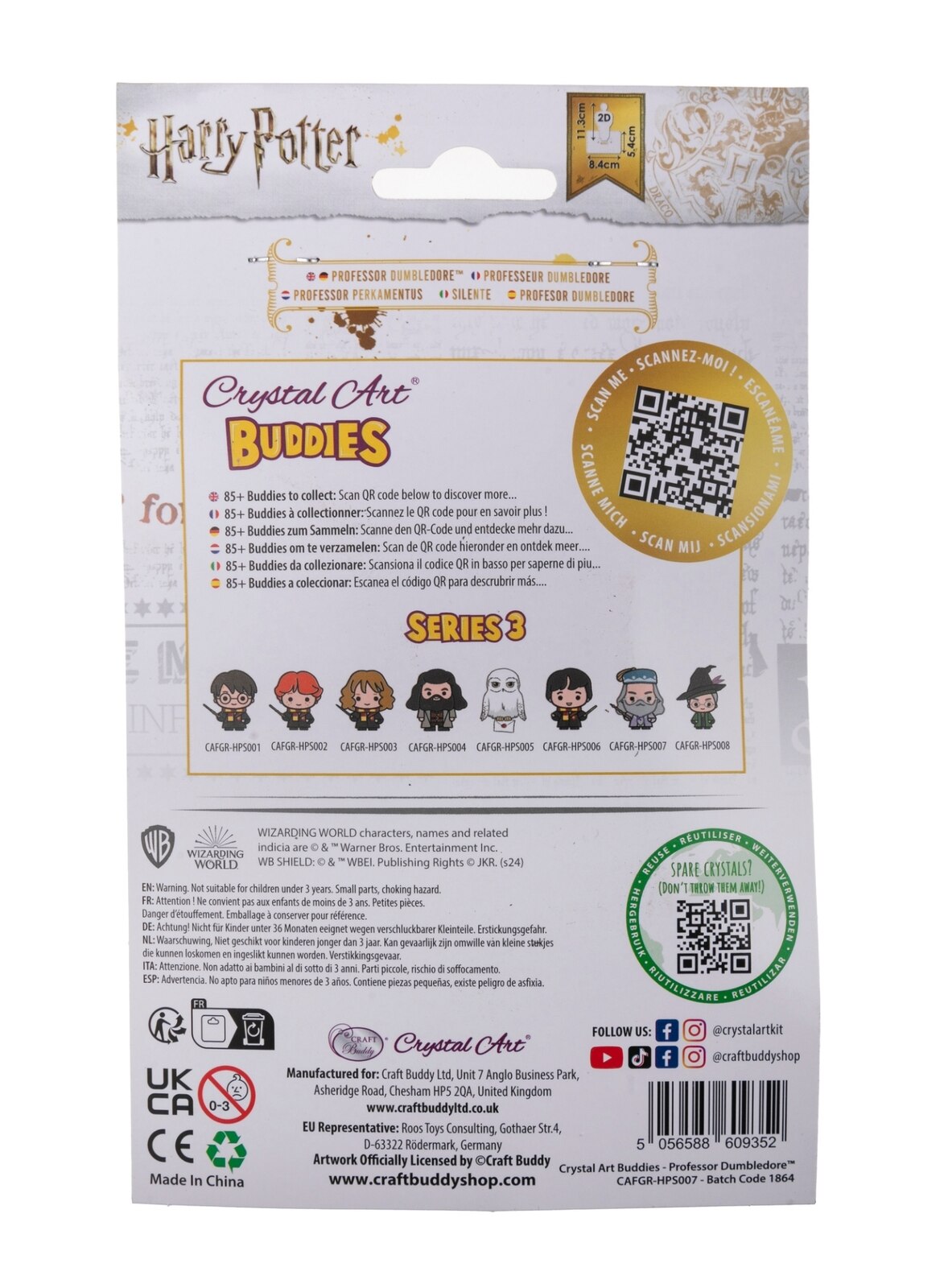Kit Pintura com Diamantes Professor Dumbledore 7