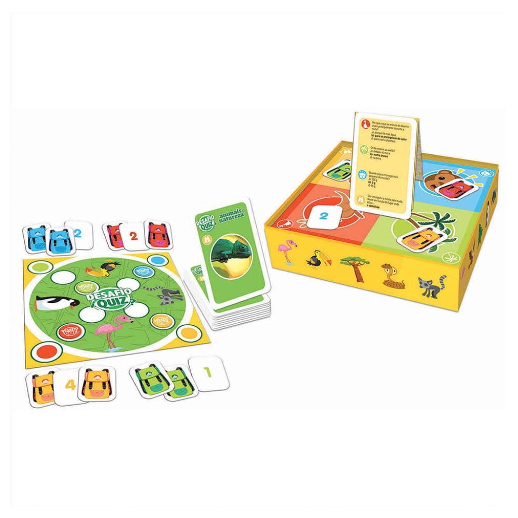 Jogo Desafio Quiz: Descobrir os Animais e a Natureza 2