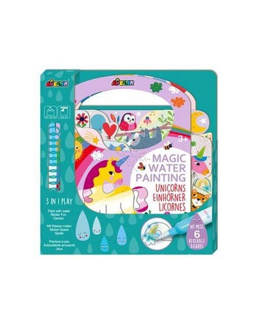 Imagem 0 de Livro de Colorir com Água Avenir com Caneta - Unicorns