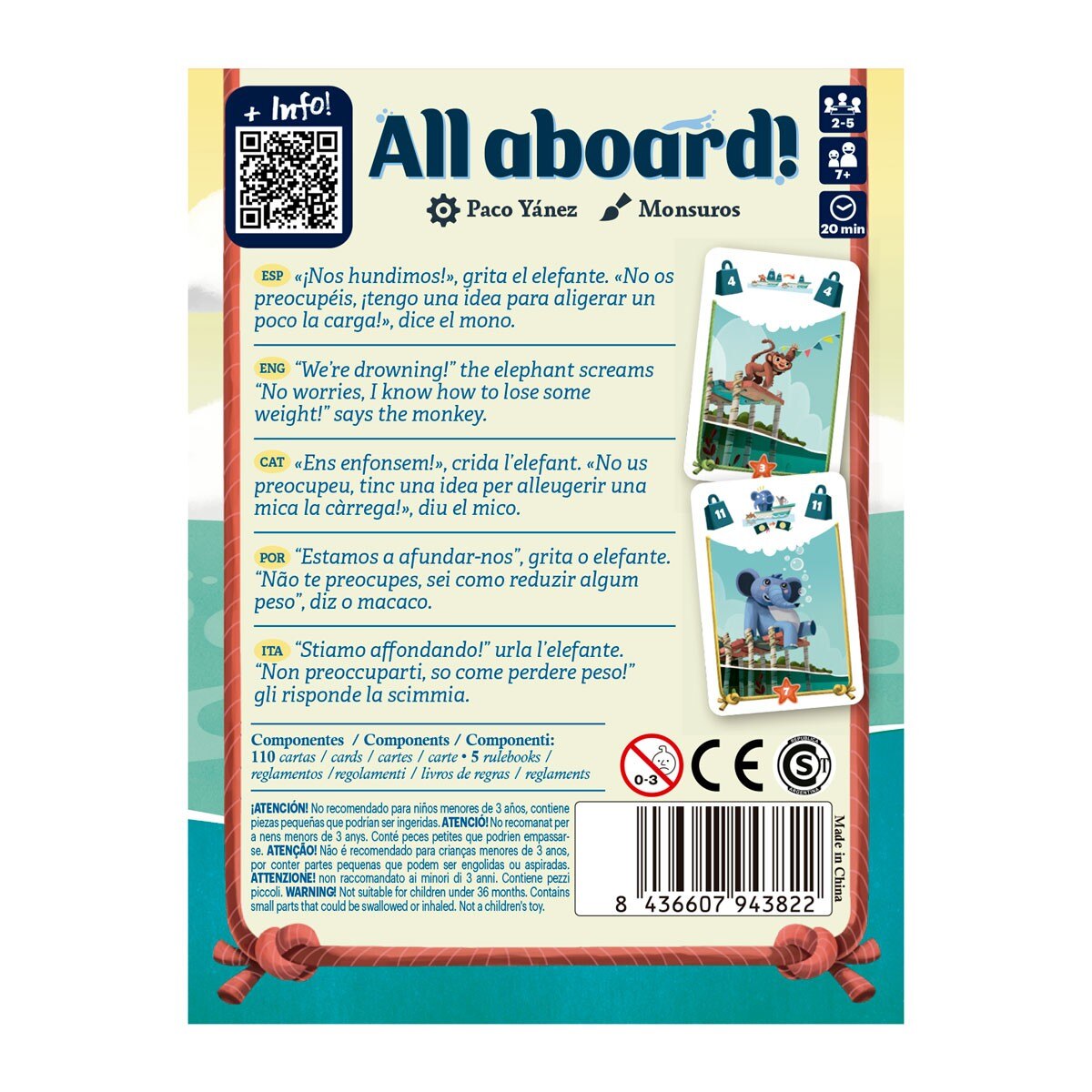 Jogo de Cartas - All aboard 5