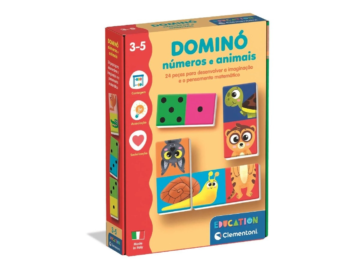 Imagem 0 de Dómino Números e Animais