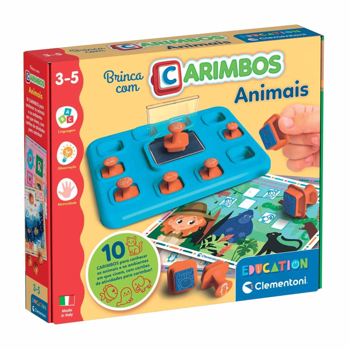 Imagem 0 de Brinca com Carimbos Animais