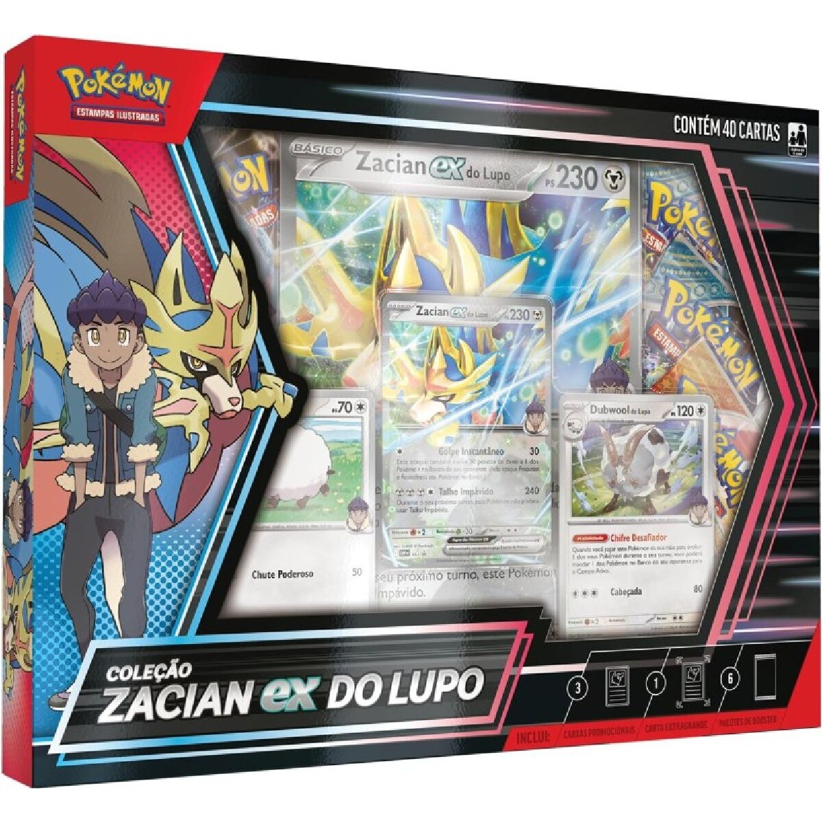 Imagem 0 de TCG Pokémon: Scarlet & Violet - Hop´s Zacian Ex do Lupo
